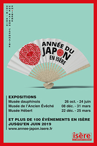 Affiche de l'année du Japon en Isère -  expositions et plus de 100 évènements